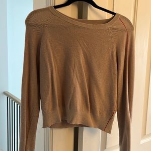 Aritzia Babaton Camel Sweater